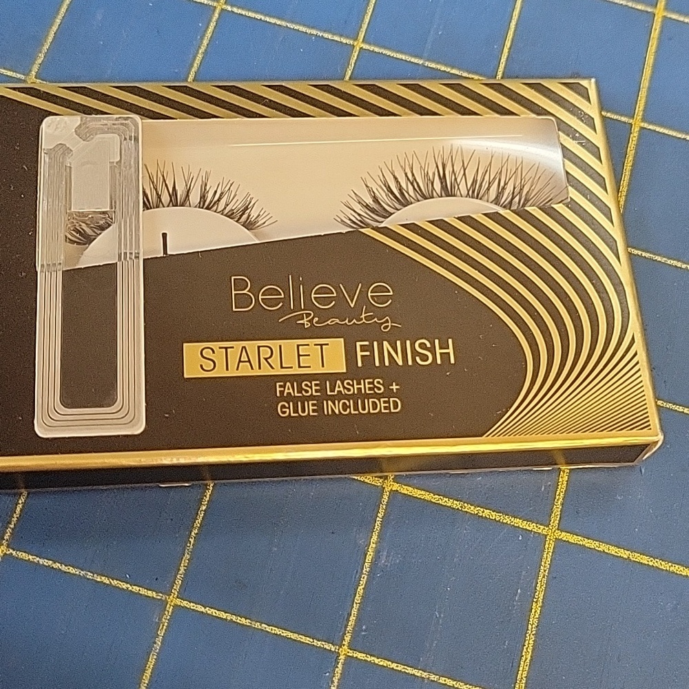 Believe Beauty False Lashes + Glue 2.28g New Sealed - Starlet